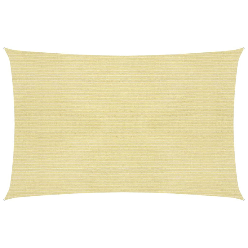 Adrita Rectangular Shade Sail, Beige, 3.5m W x 2.5m D