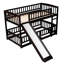 Lit superposé bas standard avec glissade par Harriet Bee-1124854577-1088208079