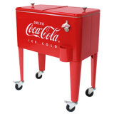 Coca-Cola Leigh Country 60 Quarts Ice Chest with wheels in Red