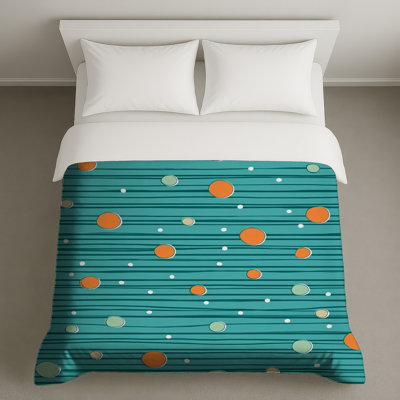 Polka Dots Bedding Pattern Duvet Cover Modern