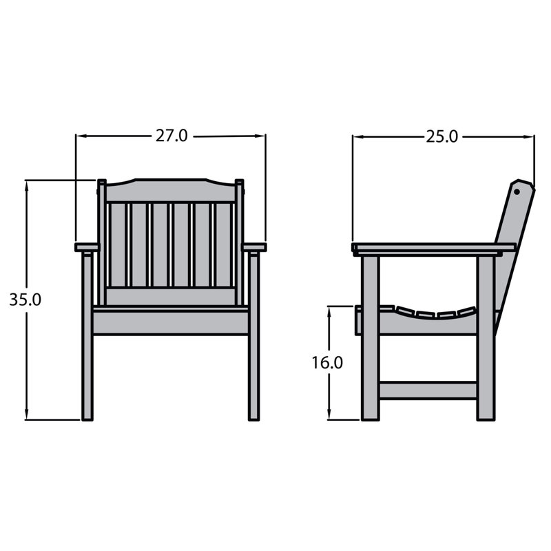 Lianna Outdoor Dining Armchair, Black
