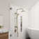 SeaBreeze II 8-in Rain Showerhead Shower System with Multi-function Handshower and Adjustable Slide Bar 1.8 GPM