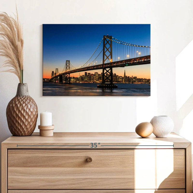 Lilie SF Bay Bridge Blue Hour