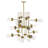 Calliope 20 - Light Steel Dimmable Sputnik Sphere Chandelier