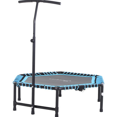 Trampoline d'exercice, rebondisseur portable pliable
