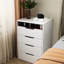 Bureau de coiffeuse moderne avec miroir supérieur et 3 tiroirs, matériaux de qualité, polyvalent pour le maquillage ou l'écriture, miroir de table pour chambre à coucher, siège rembourré, essentiel-1996594148