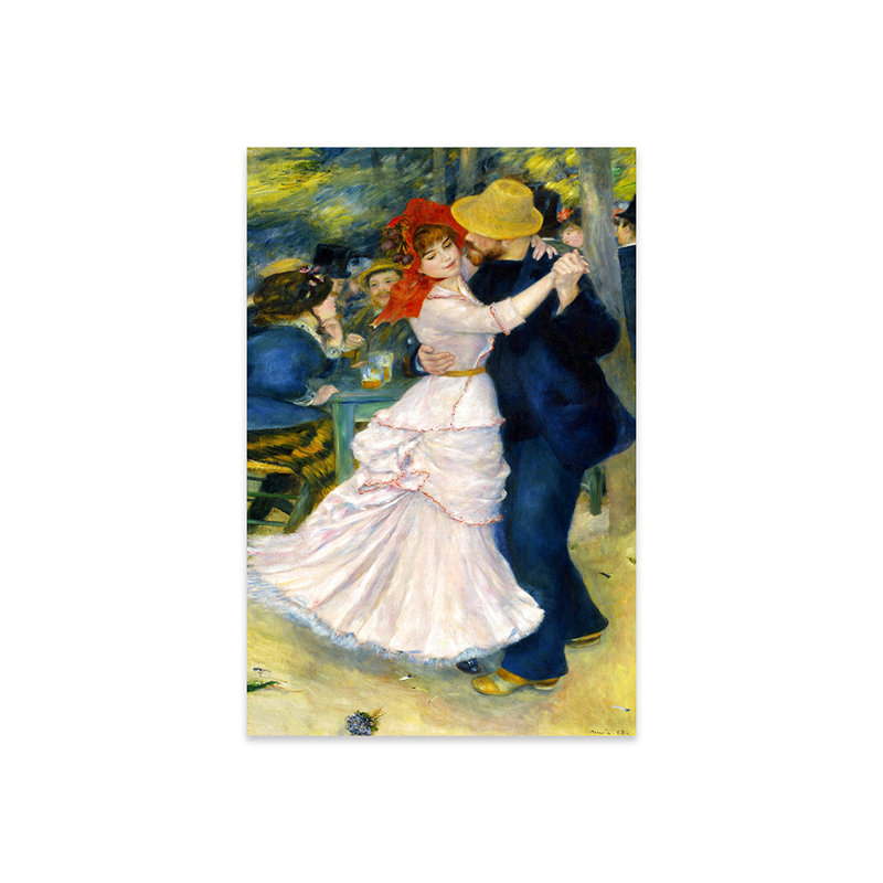 Dance at Bougival, reproduction sur verre acrylique, H 24 po x l 16 po x P 0,25 po