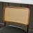 Swivel Upholstered Rattan Back Counter Stool With Walnut Finish Wood Frame-1634067533-1634067535