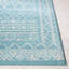 Tapis turquoise / ivoire Strobel-723828332
