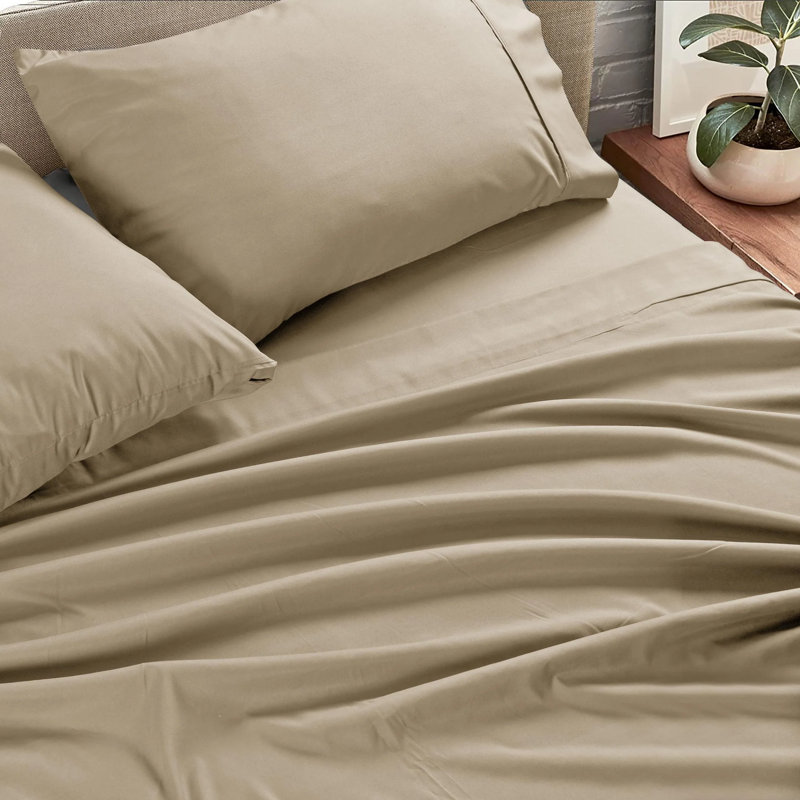Rifz Microfiber Sheet Sets Microfiber Sheet Set, King Sheet Case Pack, White