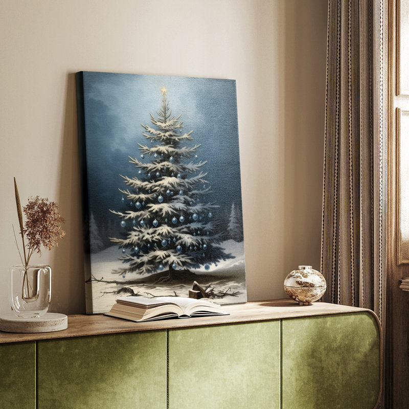 Art de Noël des Fêtes de Noël - galerie Cavas sur mesure, H 27 po x l 18 po