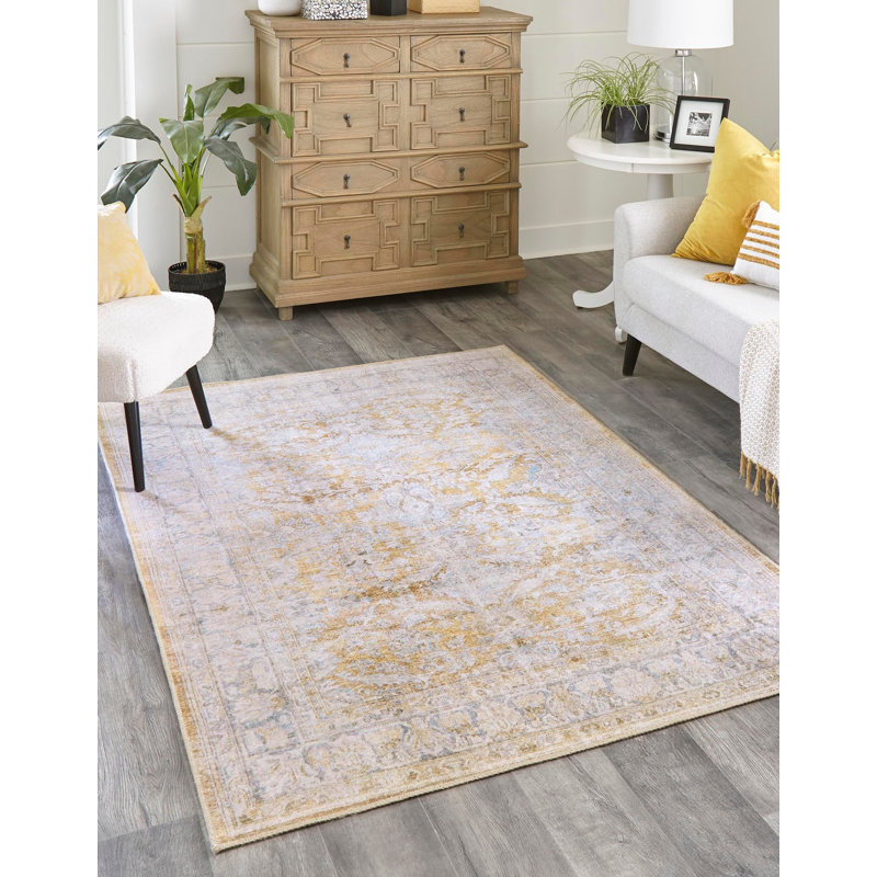 Saphira Chenille Oriental Indoor Rug, Rectangle 5' x 8'