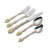  Golden Michelangelo Stainless Steel 20pc. Flatware Set, Service For 4