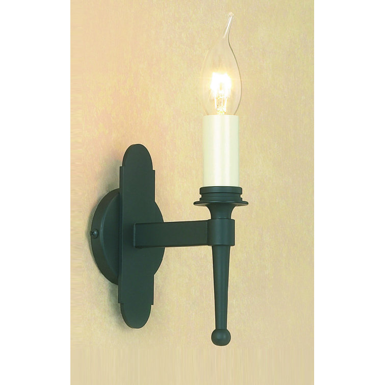 Grandfield Steel Candle Wall Light