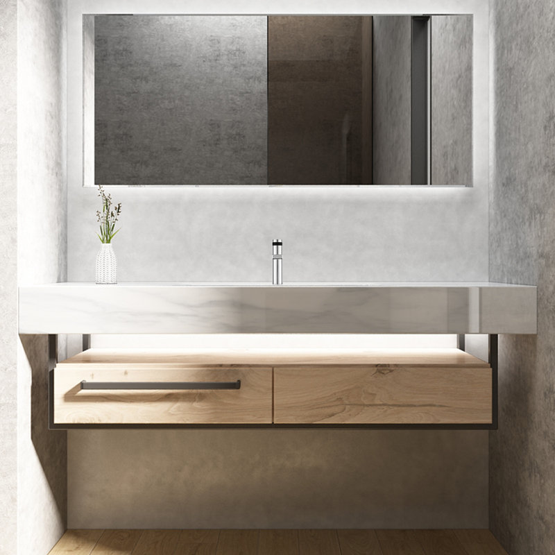 Single-Hole Single-handle Bathroom Faucet with Drain Assembly, Polished Chrome