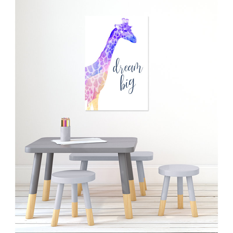 «Dream Big», art sur toile, H 36 po x l 24 po x P 1,5 po