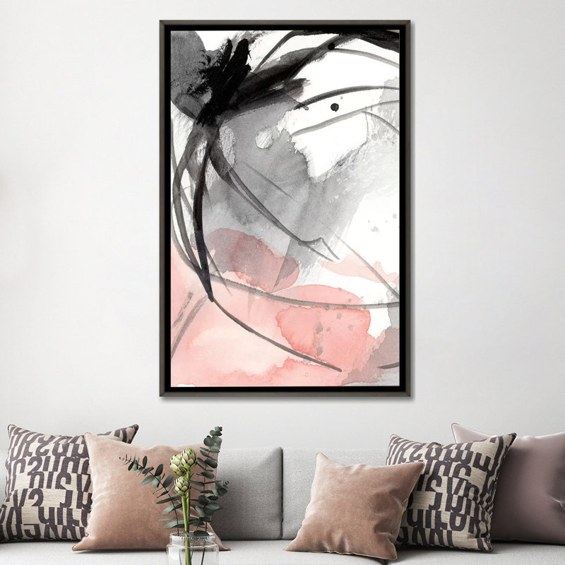 "Around the corner I" par Ethan Harper, reproduction d’art, H 60 po x l 40po x P 1,5 po, Toile avec cadre gris foncé
