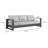 Hoyt 92.52” Outdoor Aluminum 3-Seater Sofa-786084002-799072939