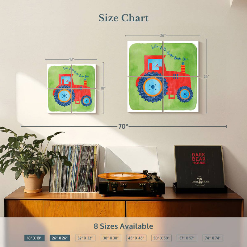 Tracteur Ashelle, H 18 po x l 18 po