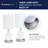 Ensemble de lampes de table blanches 16 po USB