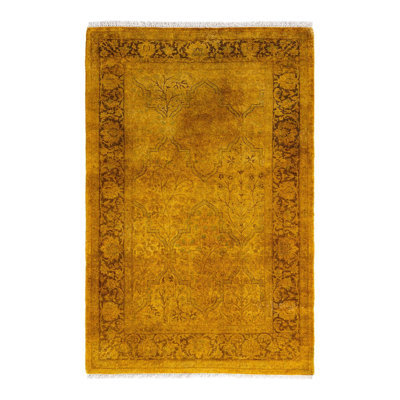 Yasine One-of-a-Kind 3' 2" x 4' 9" Hand Knotted Area Rug