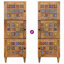  Highboard With Storage With Door Solid Mango Wood Sideboard Unit Modern