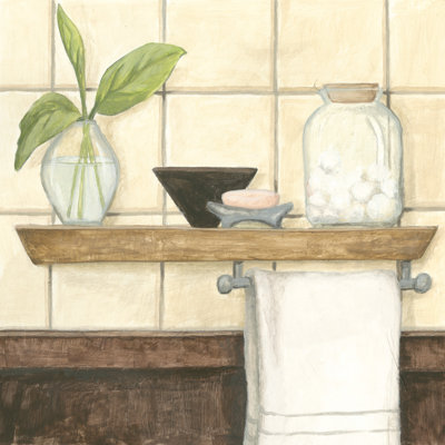 Contemporary Bath IV by Megan Meagher - 1 Piece Wrapped Canvas Painting