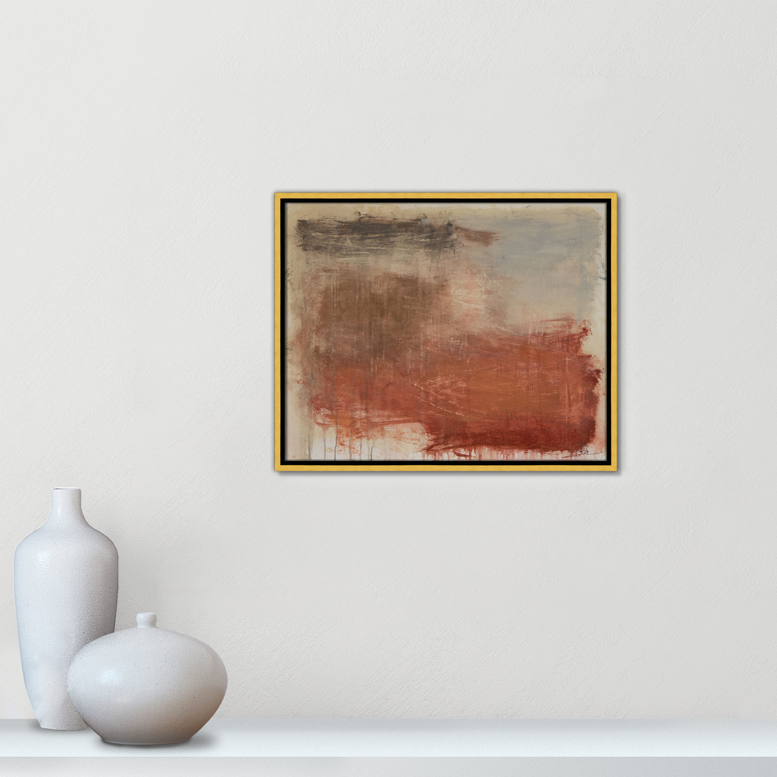 Colin "Autumn Over The Riviera" Print, 17.5" H x 21.5" W, Gold