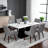 Dining Chairs with Padded Seat and Wood Legs for Kitchen, Dining Room-816772699-816772698