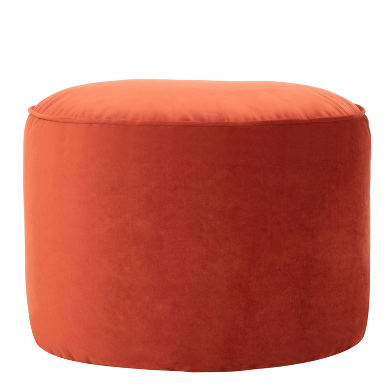 Milano Velvet Footstool, Brown