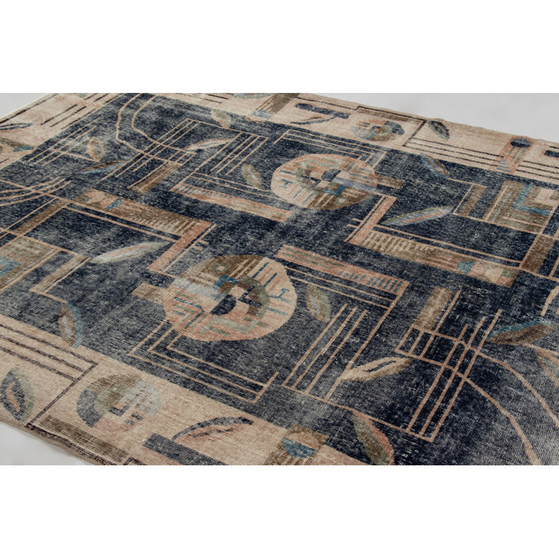 Vintage One-of-a-Kind 6'11X9'11 Hand Knotted Area Rug