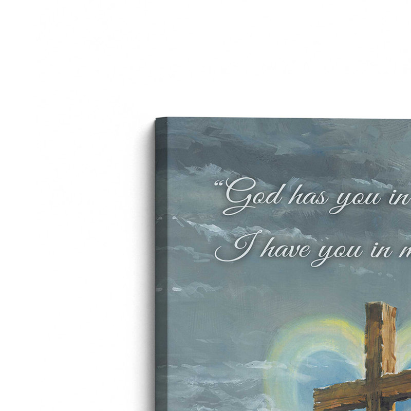 «God Has You in His Arms» par John Rossini, reproduction d'art, 36 W x 48 H, Does Not Apply, Unframed Canvas