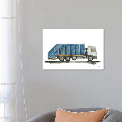 "Camion à ordures" par Kelsey McNatt, reproduction d’art