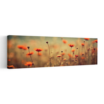 «Whispering Poppies Delicate Dreamy Elegant Poppy Nature Spring», art mural
