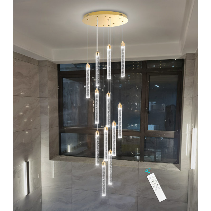 Matildia 12 - Light LED Tiered Chandelier, Gold