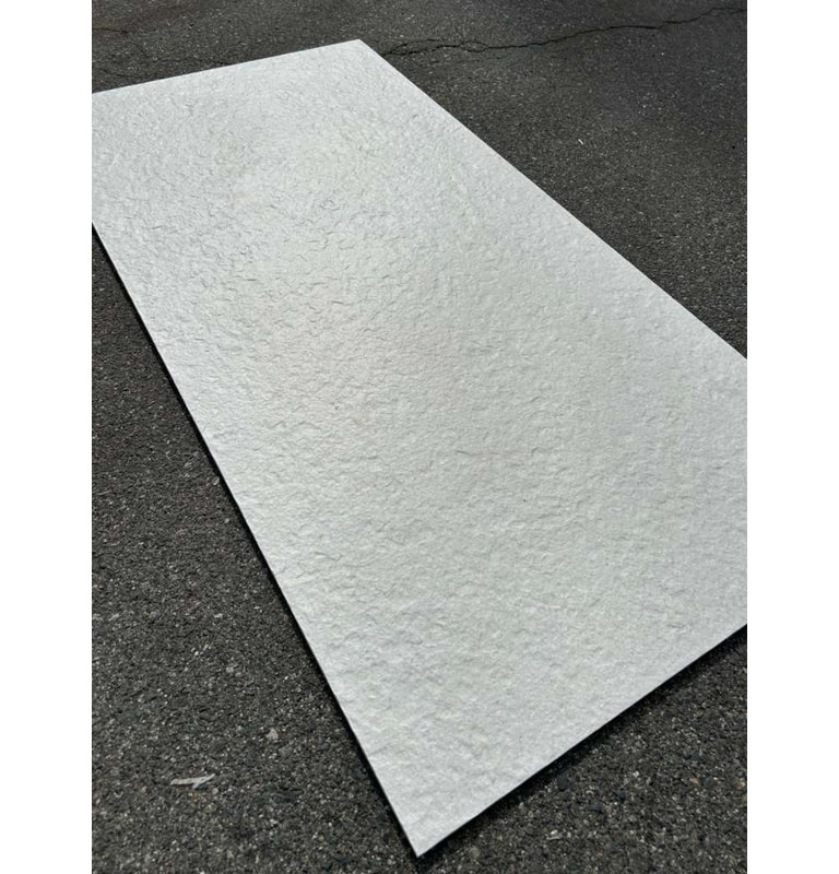 SB Pulse Shell Rough 24x48 White Textured Porcelain Floor and Wall Tile