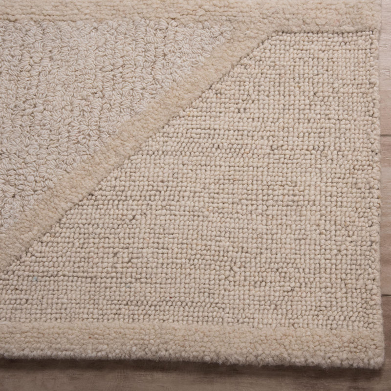 Tapis 100% laine touffeté à la main, Rectangle 5 pi x 7 pi 6 po