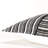 Berthe Striped Cotton Reversible Throw Pillow-2043653315