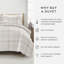 Ensemble de housse de couette carreauté Becky Cameron-1664263835-1664263839