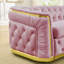 Canapé Chesterfield 62,6 pouces Mid Century Modern