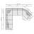Sydney 164.5" Wide Down Cushion Modular Corner Sectional-50067122-33341733