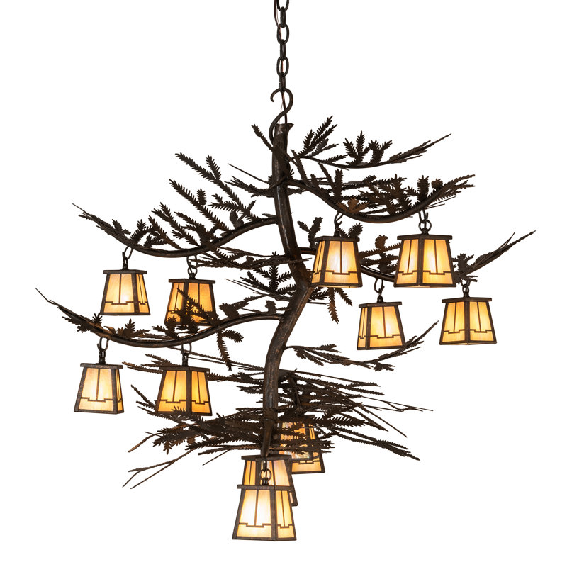 Dulcemaria 12 - Light Dimmable Geometric Chandelier