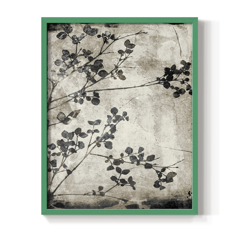 Reproduction encadrée Boundless VI - bois massif, Vert, H 10 po x l 8 po