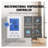 30 Sq. Ft. Electric Radiant Floor Heating Mat Kit with Digital Programmable Thermostat and Floor Sensor