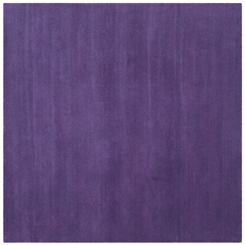Frann Hand Tufted Wool Solid Color Rug, Rectangle 8' x 10'