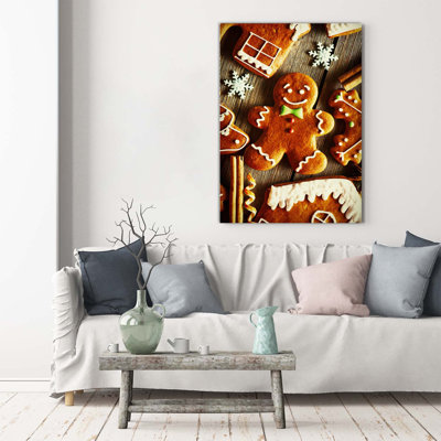 Gingerbreads - Wrapped Canvas Print