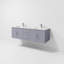 Ensemble de meuble-lavabo double mural 60 "Geneva-87285961-112899378