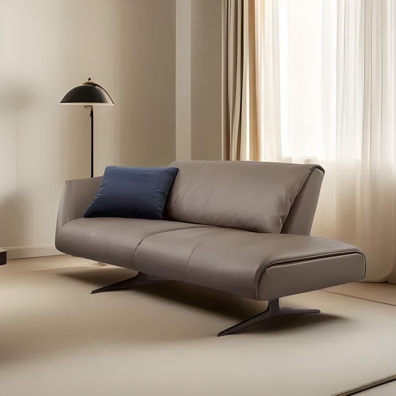 Chaise longue simple, décontractée et élégante, Orienté à gauche (vu de face)