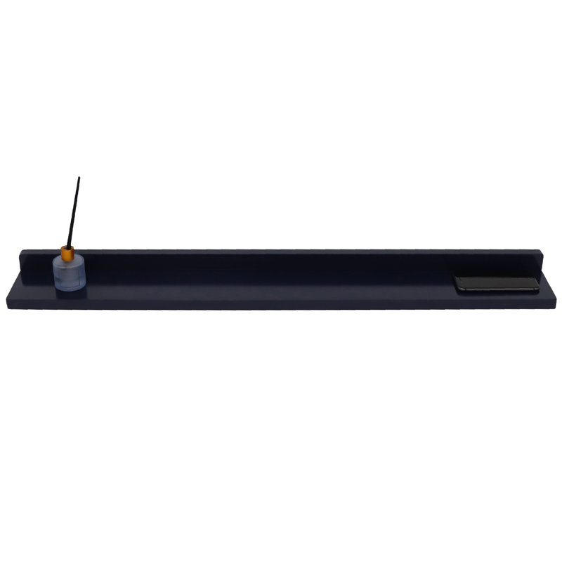 Floating Shelf, 3" H x 35" W x 6.3" D, Blue