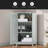 Bathroom Cabinet Triangle Corner Storage Cabinet With Adjustable Shelf Modern Style MDF Board-1255846805